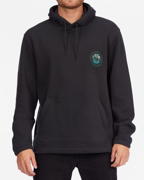 Billabong A/Div Compass Pullover Hoodie Negras | BIFGMZ628