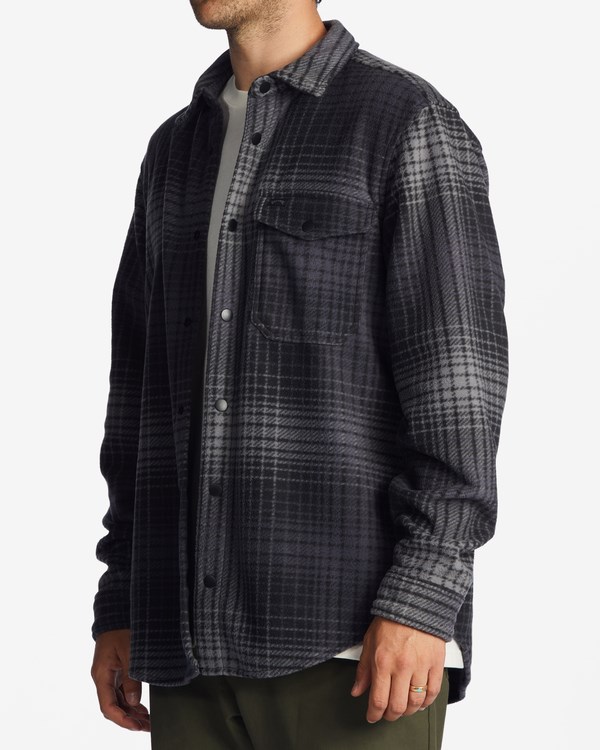 Billabong A/Div Furnace Flannel Shirt Charcoal | KPEHTG145