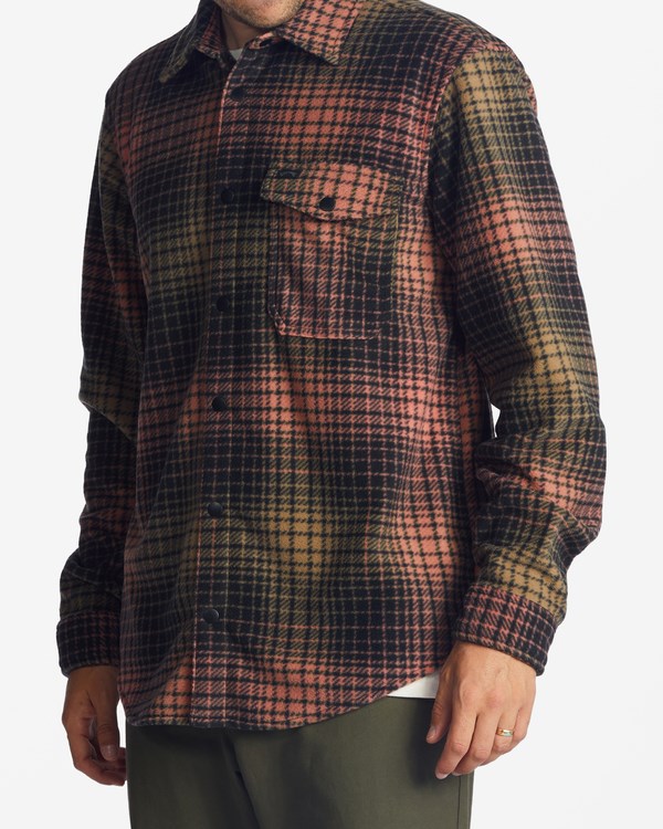 Billabong A/Div Furnace Flannel Shirt Coral | EBZKRA845