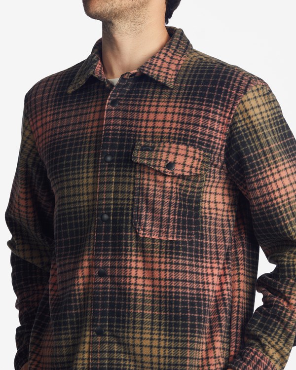 Billabong A/Div Furnace Flannel Shirt Coral | EBZKRA845