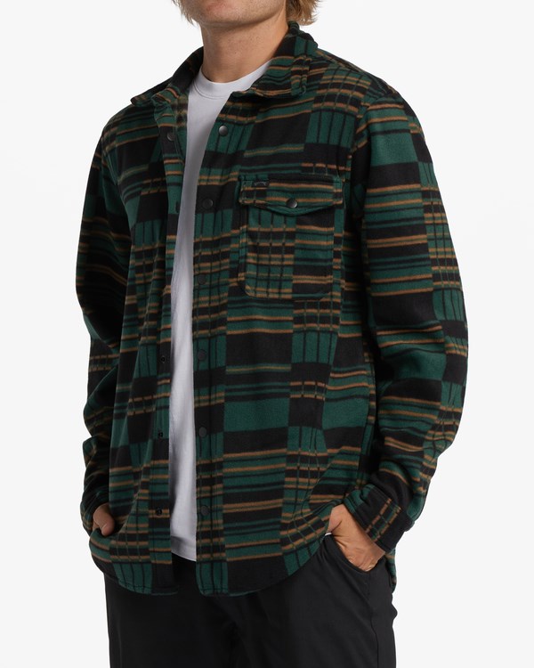 Billabong A/Div Furnace Flannel Shirt Evergreen | EUPTXQ962