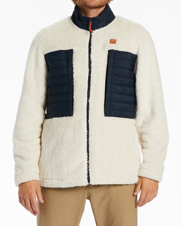 Billabong A/Div Glacier Mock Neck Zip-Up Jacket Birch | PJWZQY587