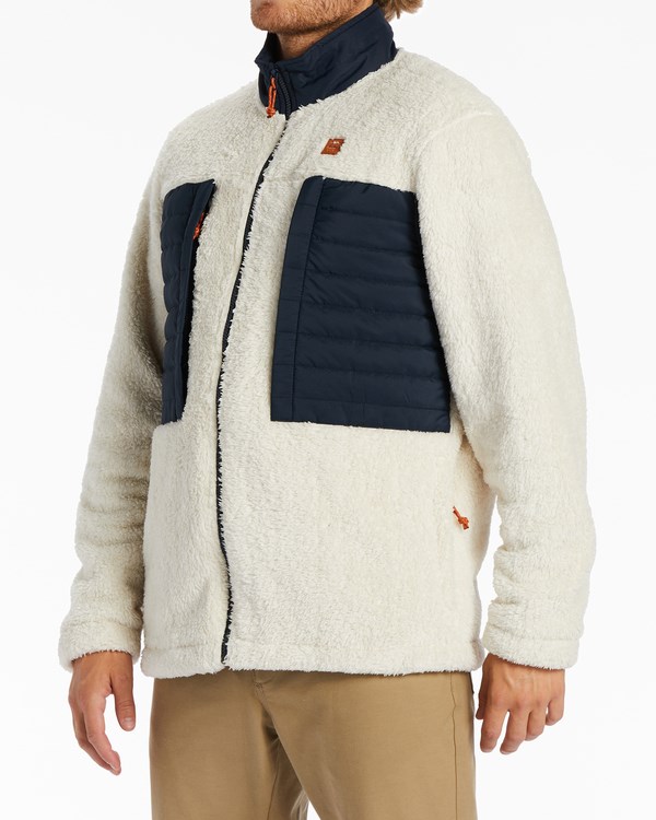 Billabong A/Div Glacier Mock Neck Zip-Up Jacket Birch | PJWZQY587