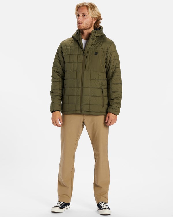 Billabong A/Div Journey Puffer Jacket Military | HEMSQU425