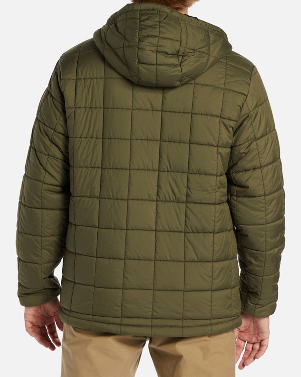 Billabong A/Div Journey Puffer Jacket Military | HEMSQU425