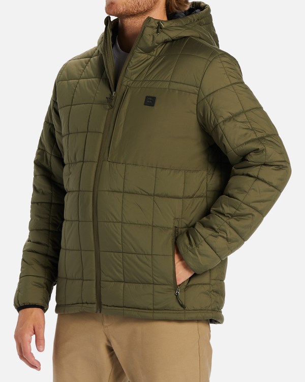 Billabong A/Div Journey Puffer Jacket Military | HEMSQU425