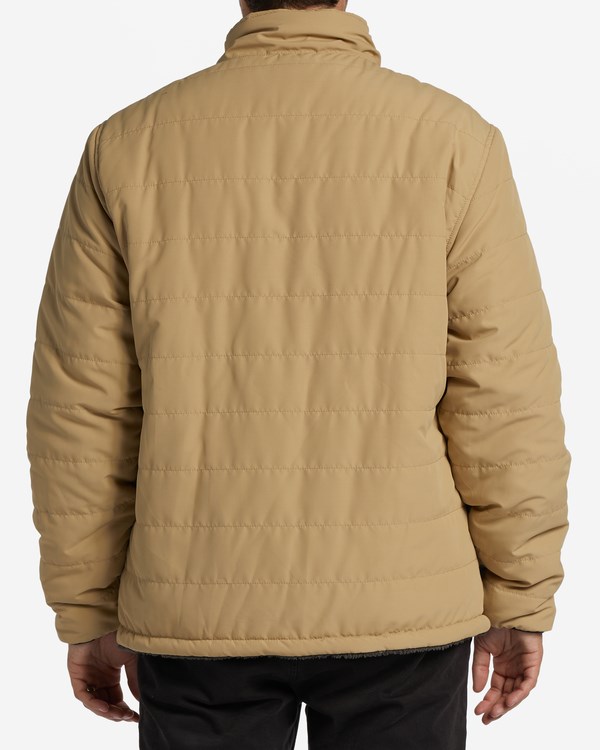 Billabong A/Div Journey Reversible Zip-Up Jacket Sand Dune | YKICZO935