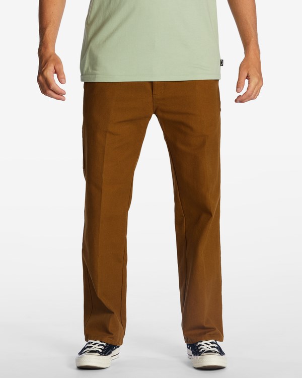 Billabong A/Div Kodiak Organic Workwear Pants Almond | QHCPEA480