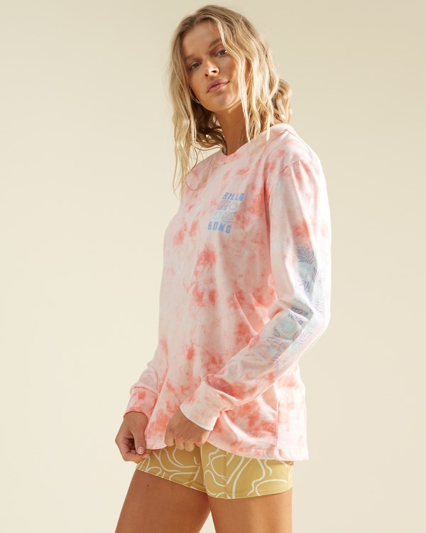 Billabong A/Div Long Sleeve T-Shirt Peach Tea | FASMRI469