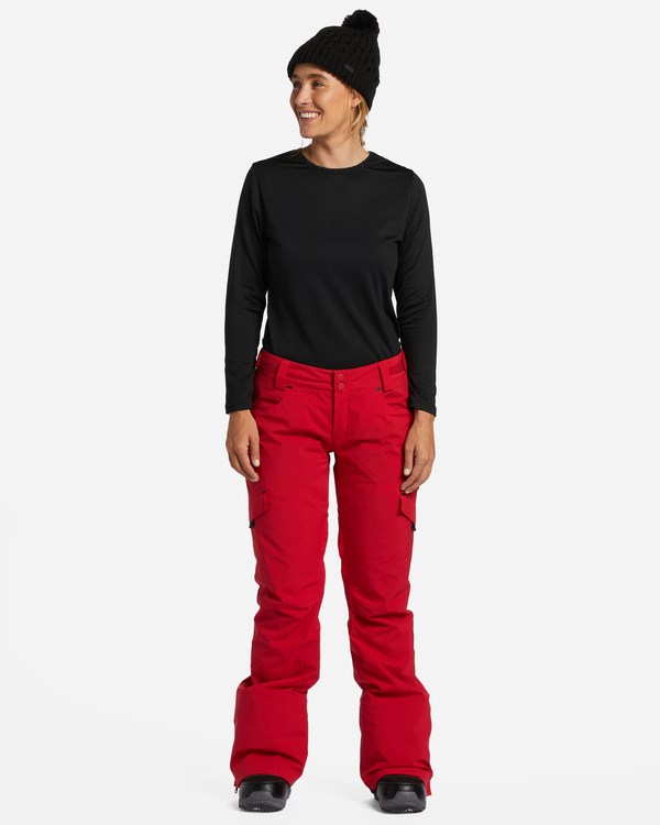 Billabong A/Div Nela 45K Insulated Snow Pants Scarlet | GXKROJ059