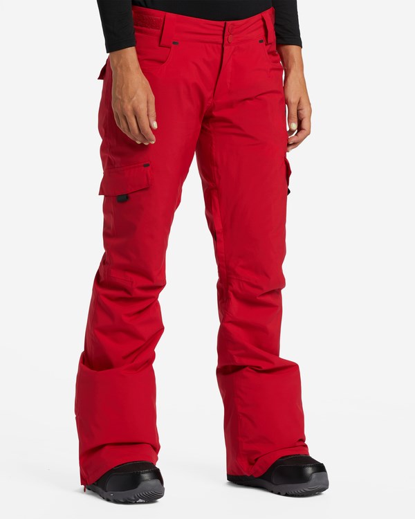 Billabong A/Div Nela 45K Insulated Snow Pants Scarlet | GXKROJ059