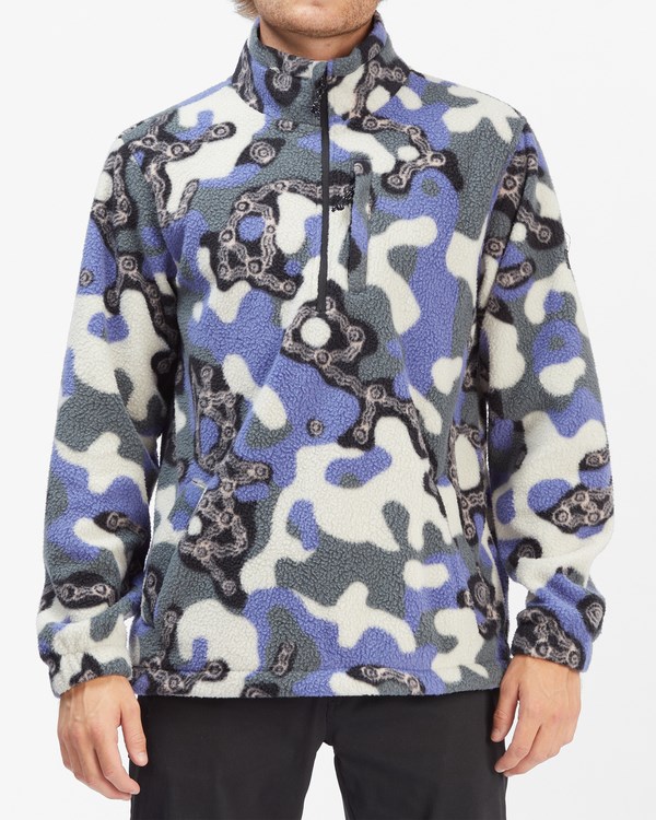 Billabong A/Div Otis Boundary Mock Neck Half-Zip Pullover Camuflaje | SOIWQM814