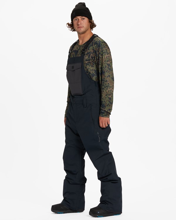 Billabong A/Div Outsider 10K Shell Snow Bib Pants Negras | WAOPKI308