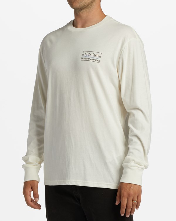 Billabong A/Div Range Long Sleeve T-Shirt Blancas | DZQNHV301