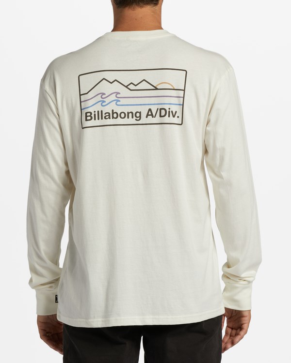 Billabong A/Div Range Long Sleeve T-Shirt Blancas | DZQNHV301