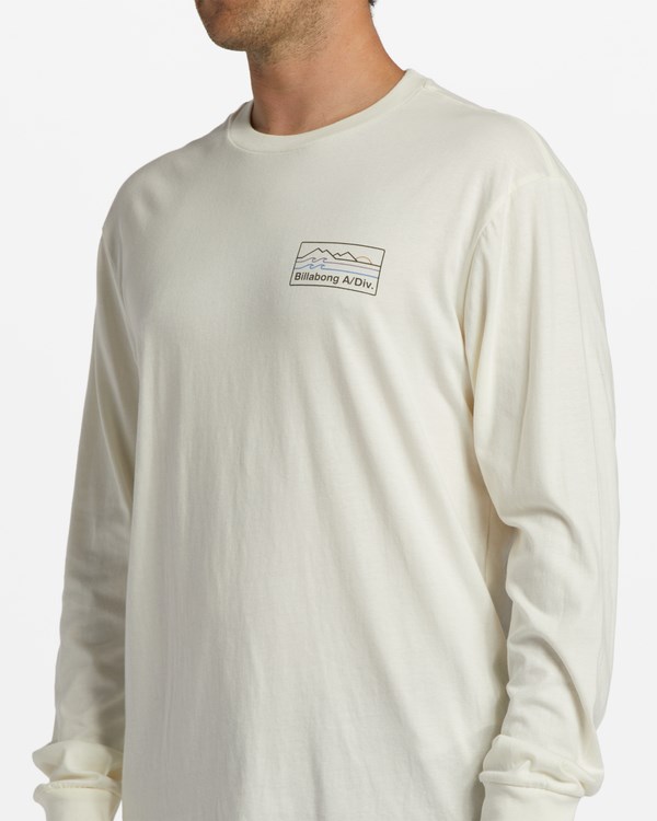 Billabong A/Div Range Long Sleeve T-Shirt Blancas | DZQNHV301