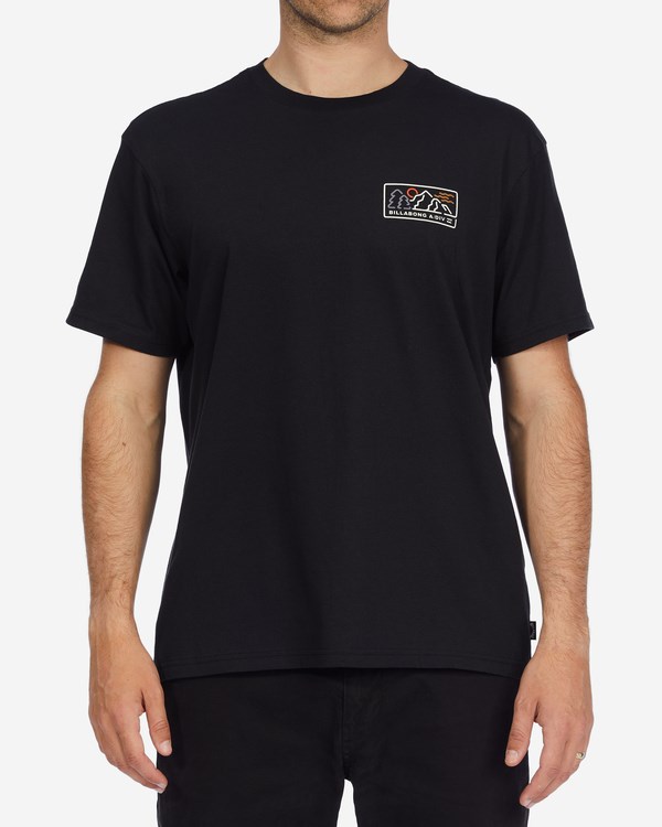 Billabong A/Div Range Organic Corta Sleeve T-Shirt Negras | DZMNXR195