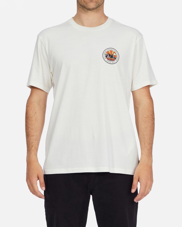 Billabong A/Div Rockies Organic Corta Sleeve T-Shirt Blancas | MRTPOC516