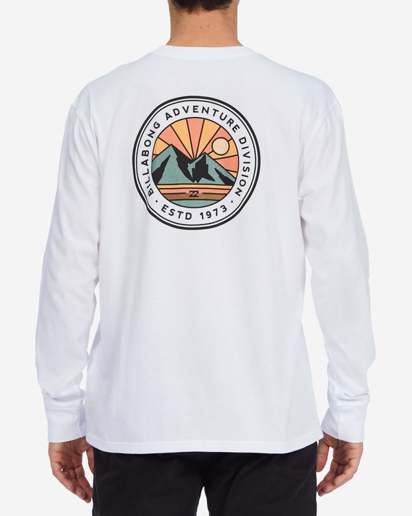 Billabong A/Div Rockies Organic Long Sleeve T-Shirt Blancas | IAYMOS639