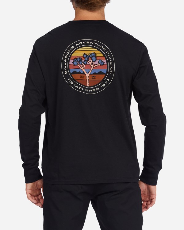 Billabong A/Div Rockies Organic Long Sleeve T-Shirt Negras | OMHLAJ135