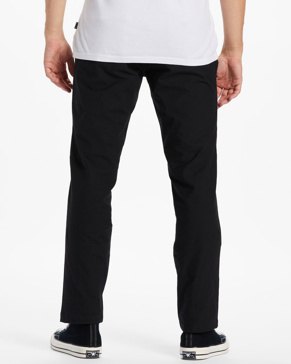 Billabong A/Div Surftrek Plus Organic Elastic Cintura Pants Negras | WOADKR579