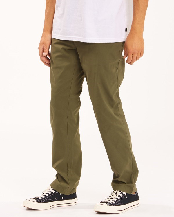 Billabong A/Div Surftrek Plus Pants Verde Oliva Oscuro | QJGYLV183