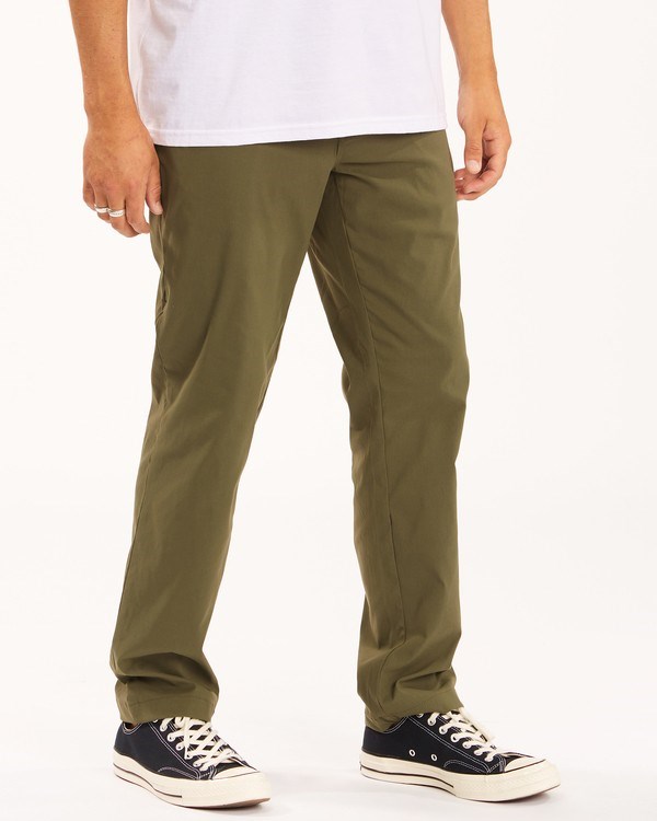 Billabong A/Div Surftrek Plus Pants Verde Oliva Oscuro | QJGYLV183