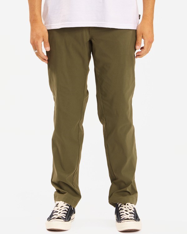 Billabong A/Div Surftrek Plus Pants Verde Oliva Oscuro | QJGYLV183