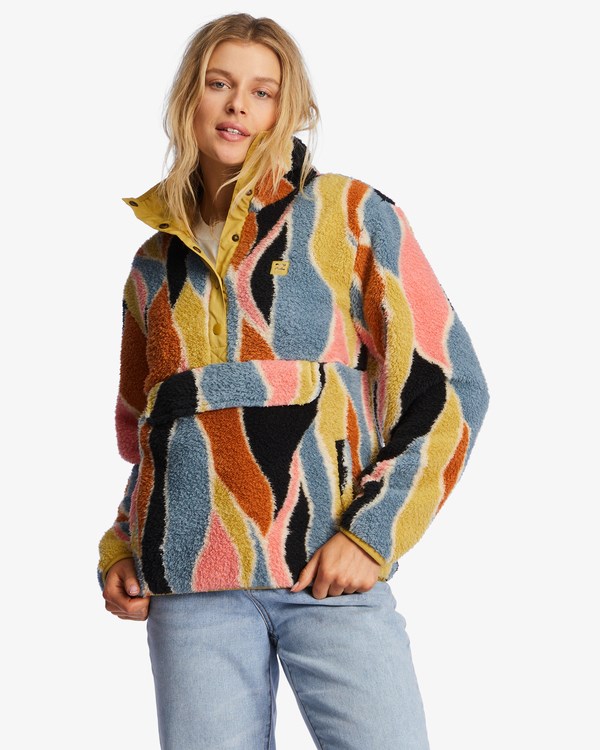 Billabong A/Div Switchback Pullover Mock Neck Sweatshirt Multi 2 | BLSKUQ513