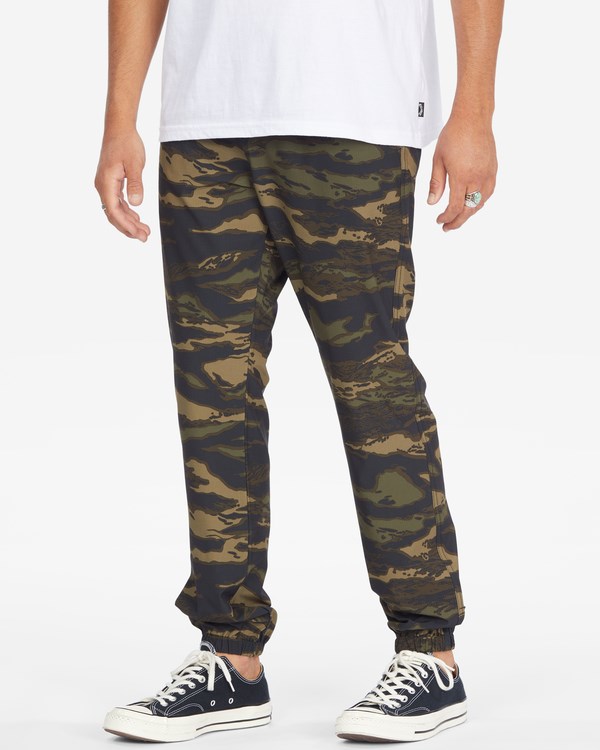 Billabong A/Div Transport Elastic Cintura Pants Camuflaje | OYTIBX863