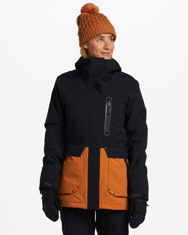 Billabong A/Div Trooper STX 45K Insulated Snow Jacket Negras | OGRAEJ572