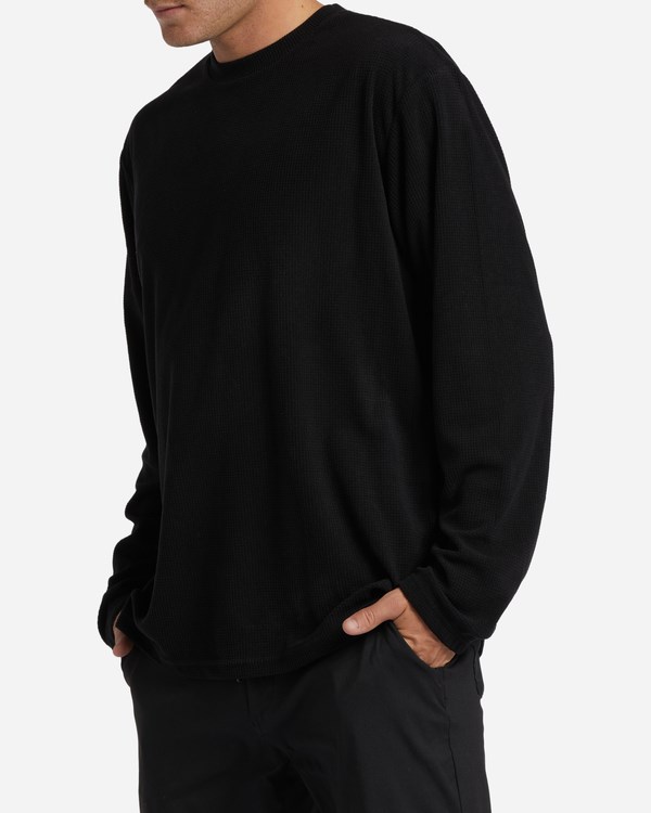 Billabong A/Div Waffle Long Sleeve Thermal Negras | GOVLXI408