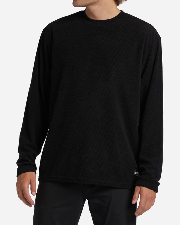 Billabong A/Div Waffle Long Sleeve Thermal Negras | GOVLXI408