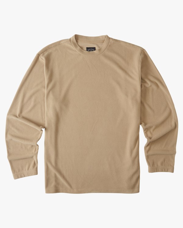 Billabong A/Div Waffle Long Sleeve Thermal Sand Dune | SYNXZJ615