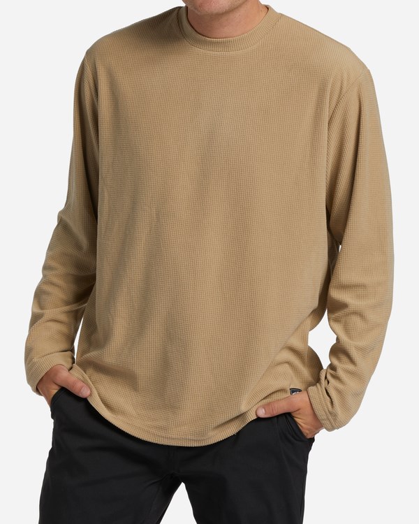 Billabong A/Div Waffle Long Sleeve Thermal Sand Dune | SYNXZJ615