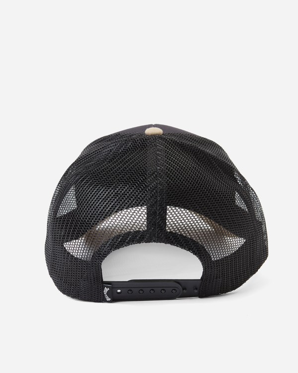 Billabong A/Div Walled Trucker Hat Black/Tan | VALZBC149