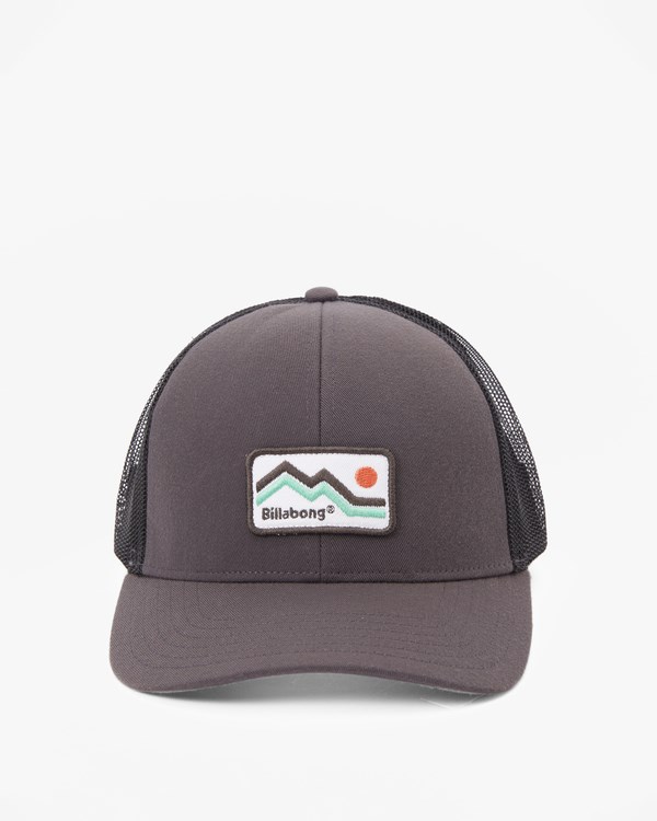 Billabong A/Div Walled Trucker Hat Raven | YMGJZR342