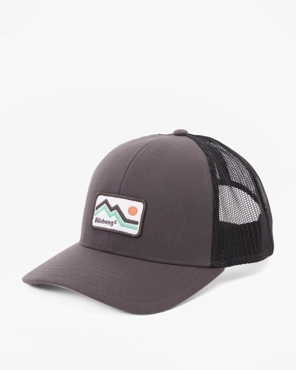 Billabong A/Div Walled Trucker Hat Raven | YMGJZR342