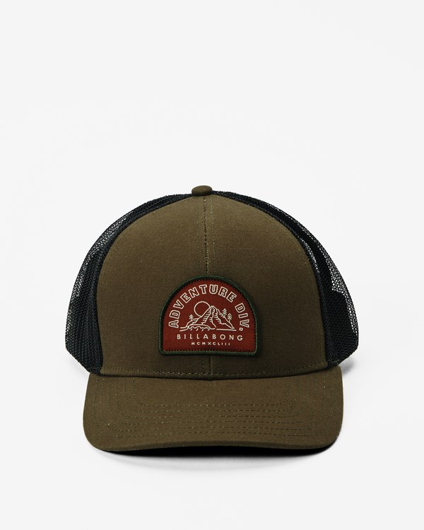 Billabong A/Div Walled Trucker Hat Verde Oliva | JBDLXT940