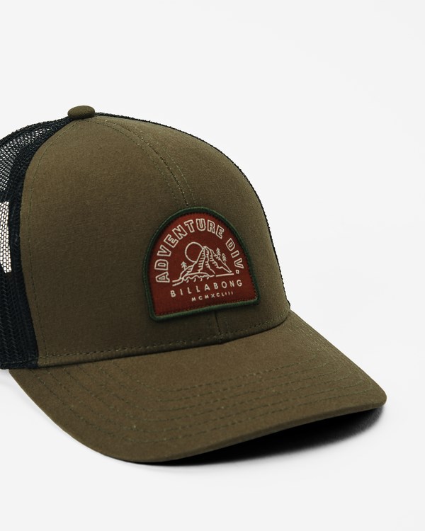 Billabong A/Div Walled Trucker Hat Verde Oliva | JBDLXT940