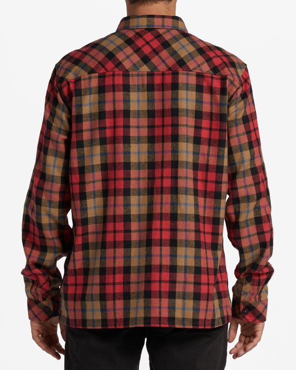 Billabong A/Div Westport Organic Flannel Shirt Rojas | LTPEXI938