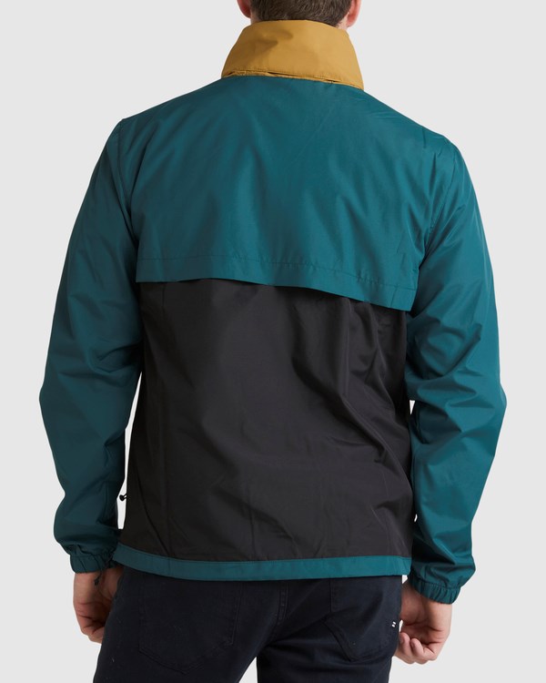 Billabong A/Div Windswell Anorak Windbreaker Jacket Verde Menta | EADWXT236