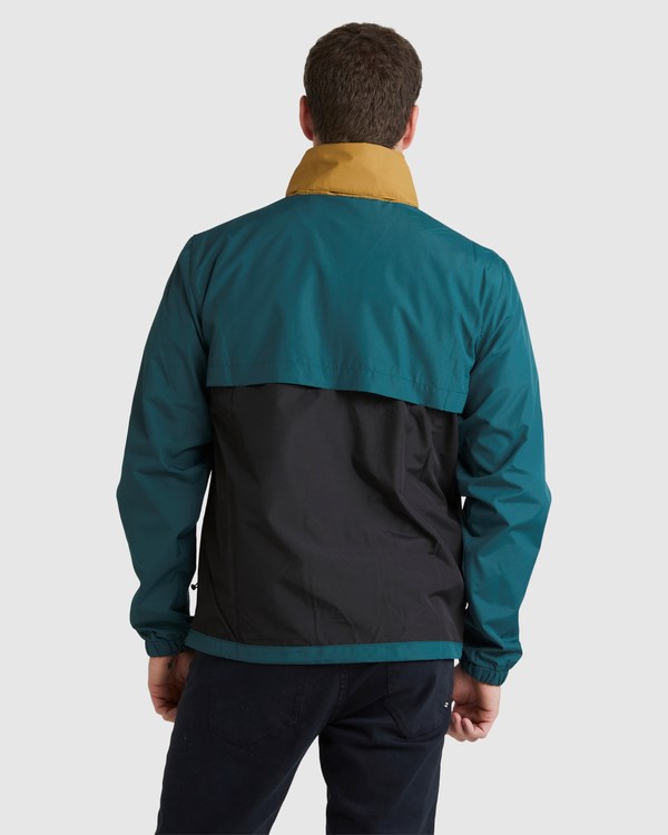 Billabong A/Div Windswell Anorak Windbreaker Jacket Verde Menta | EADWXT236