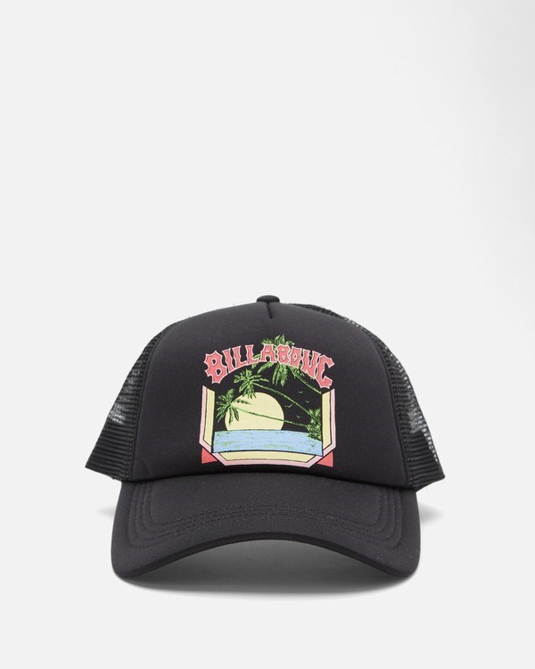 Billabong Across Waves Trucker Hat Coral | EAMPVL634