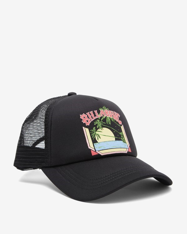 Billabong Across Waves Trucker Hat Coral | EAMPVL634