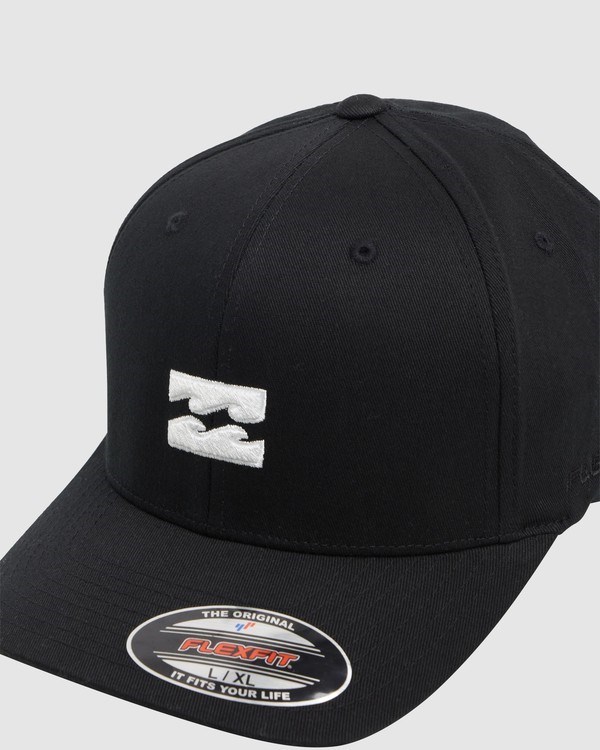 Billabong All Day Flexfit Hat Black/White | ORMVCN927