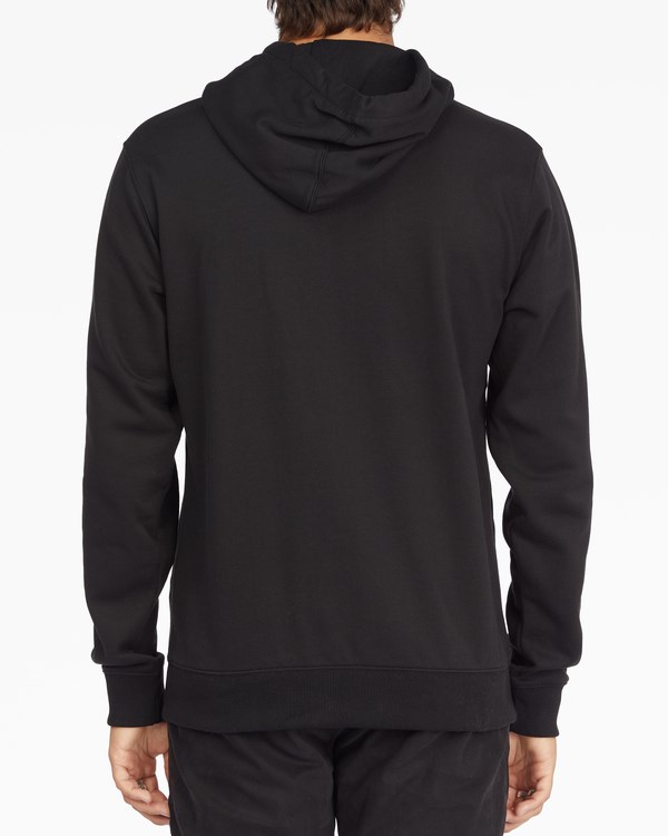 Billabong All Day Organic Pullover Hoodie Black/Black | XLESRG816