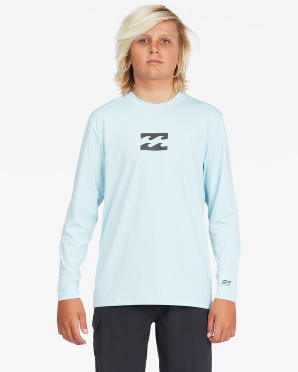 Billabong All Day Wave Loose Fit Long Sleeve Surf Tee Coastal | DIYQAV563