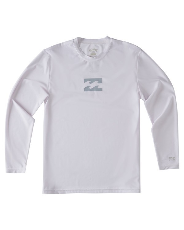 Billabong All Day Wave Loose Fit Long Sleeve Surf Tee Blancas | JVNIAY452