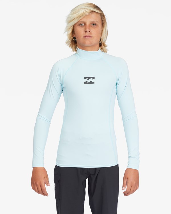 Billabong All Day Wave Performance Fit Long Sleeve Rashguard Coastal | YHTOFZ824